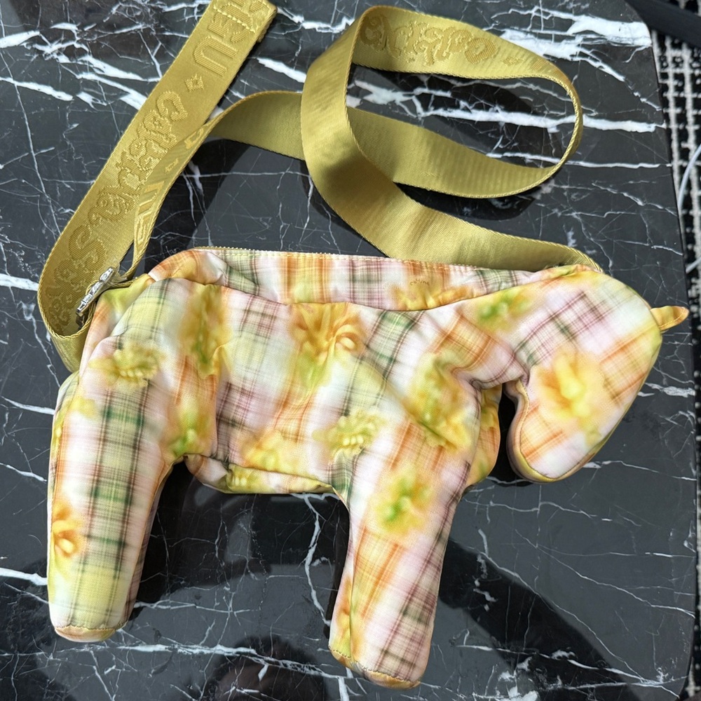 BAGGU Collina Strada Green Plaid Horse Bag - Picture 3 of 10